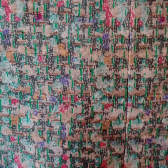 Vintage silk jacket gold buttons Ann Crimmins for Umi collection jacket size 10 - Picture 5 of 11